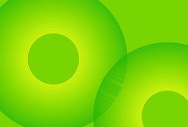 Babalar Günü tebrik kartı oluşturmak için çeşitli şekillerde yeşil arkaplan şablonu