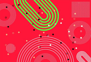 Soyut geometrik şekiller renkli desen arkaplanı. Kitap sayfası, resim, baskı, mobil arka plan, kitap, kapak, ekran koruyucuları, web sayfası için desenli modern tasarım kullanımına sahip zarif renk tasarımı,