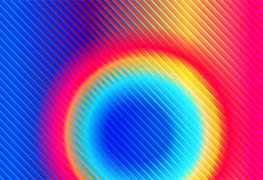 Değişken soyut dizayn ve mavi desenli renkli bir arkaplan. Neon çizgileri ışığıyla renk efekti. Vektör dokusu 