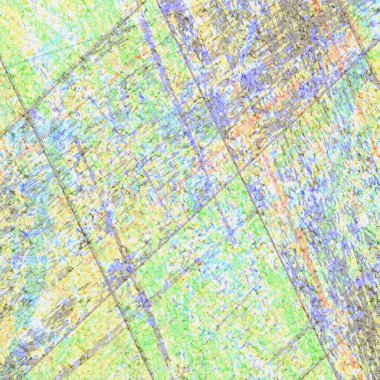 Sanatsal desenli renkler içeren soyut bir sanat eseri, modern estetik duygusunu doğal esinlenmelerle harmanlıyor..