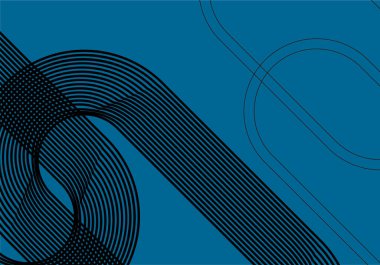 Çapraz çizgiler ve şekillerle soyut geometrik arkaplan. Vektör illüstrasyonu