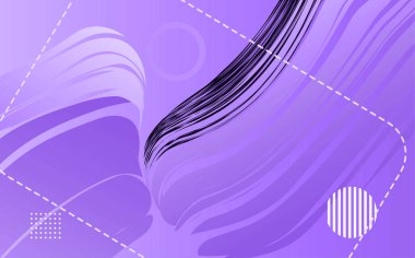 Minimum geometrik arkaplan. Basit şekiller kompozisyonu. Vektör İllüstrasyonu.