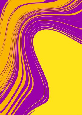 Modern poster sarı arka plan vektörü. Canlı perspektifli kaplama şablonu geometrik şekiller deseni. Duvar resimleri, el ilanları, broşürler, kapaklar, web afişleri için tasarım.