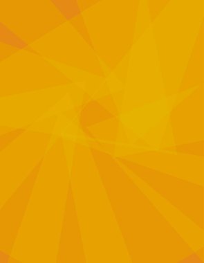 Modern poster sarı arka plan vektörü. Canlı perspektifli kapak şablonu geometrik şekiller deseni.