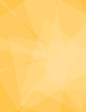 Modern poster sarı arka plan vektörü. Canlı perspektifli kapak şablonu geometrik şekiller deseni.