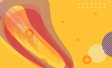 Web sayfası, afiş, sanat, afiş, poster tasarımı için soyut renkli geometri şekilleri ve element tasarımı.