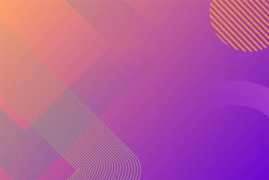 Web sayfası, afiş, sanat, afiş, poster tasarımı için soyut renkli geometri şekilleri ve element tasarımı.