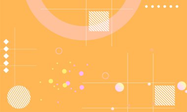 Web sayfası, afiş, sanat, afiş, poster tasarımı için soyut renk grafiksel elementler.