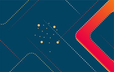 Soyut geometrik şekil ve çizgi arkaplanı. Modern renkli arka plan. Broşürler, markalar, afişler, başlıklar, iniş sayfaları, kitap kapakları, broşürler, sunumlar ve duvar kağıtları için kullanışlı .