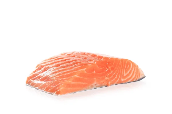 Salmon Steak White Background — Stock Photo, Image