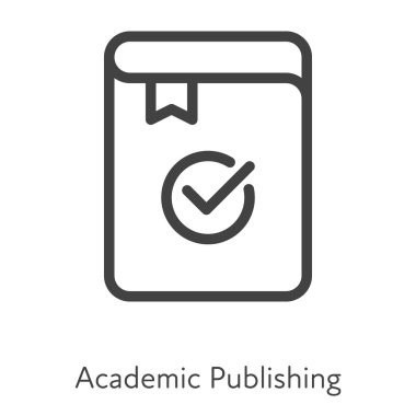 Taslak stil ui simgeleri zor beceri koleksiyonu. Eğitim ve bilim. Vektör siyah doğrusal simge çizimi. Beyaz arkaplanda işaretli sembollü akademik yayıncılık kitabı. Tasarım ögesi