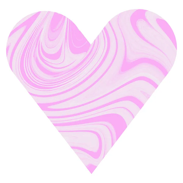 Αφηρημένη Ζωγραφική Ροζ Τόνο Ακρυλικό Σχήμα Καρδιάς Χειροποίητο Ακρυλική Ζωγραφική — Φωτογραφία Αρχείου