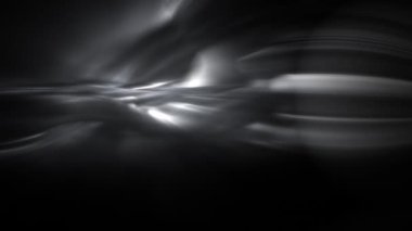 Beyaz dumanlı ışın parlak bir kaynaktan ayrılıyor