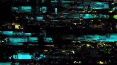 Siyah arka planda eski arızalar ve parazit sesleri. TV Gürültüsü Görüntüsü