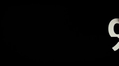 Geri sayım Zamanlayıcısı Bilgisayar Oluşturulmuş Hareketli Grafik Canlandırması