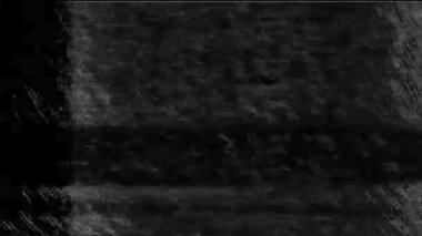 Siyah arka planda eski arızalar ve parazit sesleri. TV Gürültüsü Görüntüsü