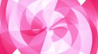 Soyut pembe ve beyaz renk girdap şeklinde canlandırma