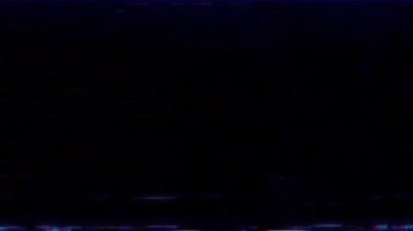 Siyah arka planda eski arızalar ve parazit sesleri. TV Gürültüsü Görüntüsü