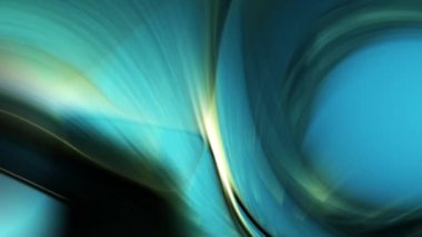 Soyut Mavi Siyah İplikler Canlandırması