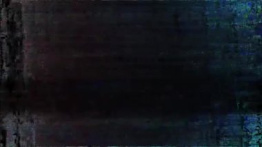 Siyah arka planda eski arızalar ve parazit sesleri. TV Gürültüsü Görüntüsü