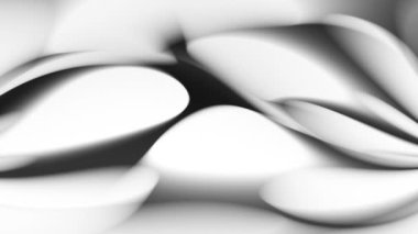 Koyu arkaplan beyaz bulanık hücreler şekil canlandırması