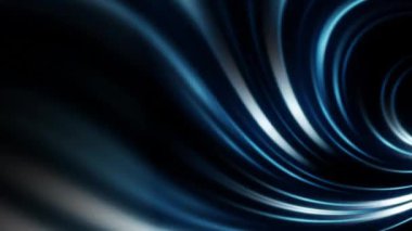 Mavi iplikler tam HD tünel efektli spiral dalga