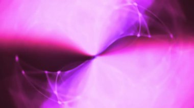 Noktalı holografik pembe sıvı kıvrımlı düz animasyon