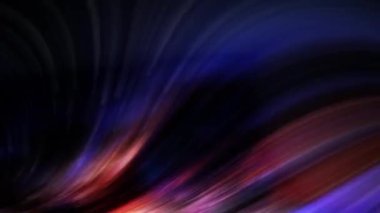 Bulanık arka planı olan neon ipliklerin bulanık bir fotoğrafı.