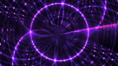 Çemberli soyut mavi arkaplan