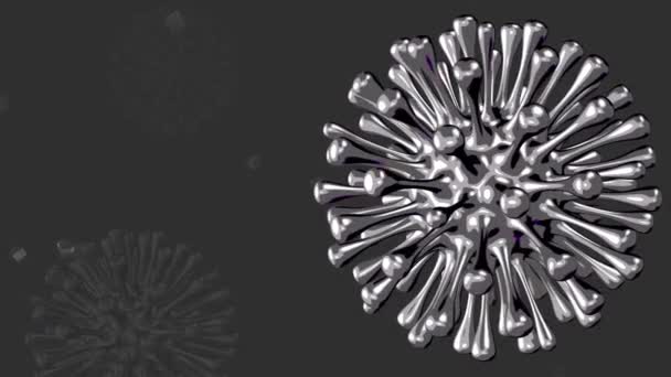 Medizinische Animation Coronavirus Covid Animationen — Stockvideo