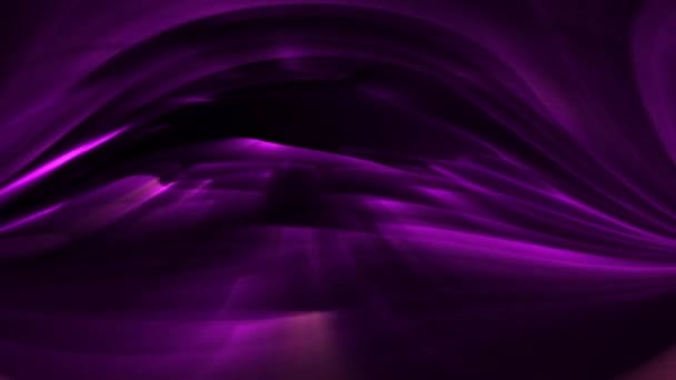 Purple Arced Strands Abstracto Parpadea Animación — Vídeo de stock