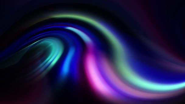 Spiraling Multicolor Abstracte Animatie Achtergrond — Stockvideo