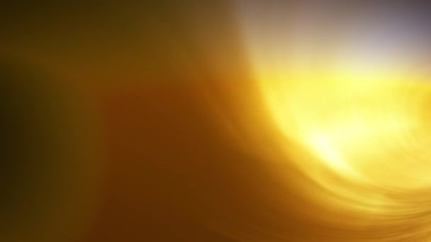 Uma Imagem Desfocada Efeito Espiral Tons Amarelos Com Luz Branca — Vídeo de Stock