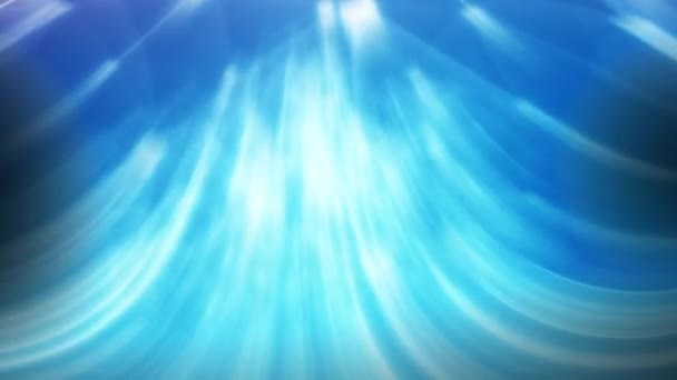Fond Mouvement Flux Particules Bleu Clair — Video