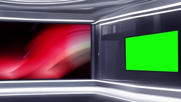 How Create Seamless News Broadcast Virtual Studio Set — Stok Video