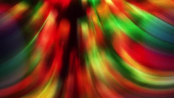 Pajitas Curvadas Abstractas Multicolor Borrosas — Vídeos de Stock