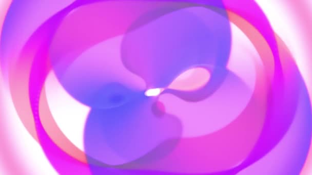 Abstract Colorful Spinning Swirl Motion Animation — Stock Video