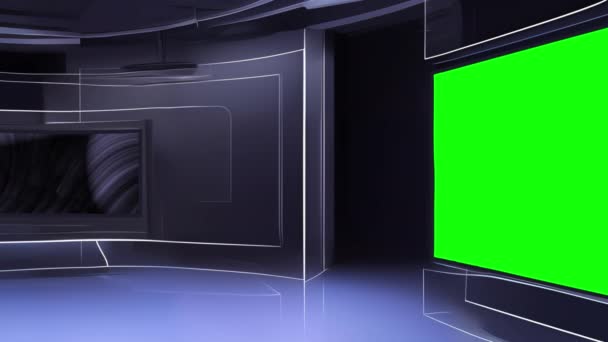 Elevare Produzione Video Con Uno Splendido Design Virtual Studio — Video Stock