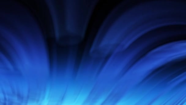 Una Imagen Borrosa Pajitas Azules Curvadas Que Caen Por Debajo — Vídeos de Stock