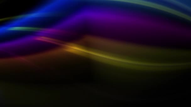 彩色光带运动背景镜头 — 图库视频影像