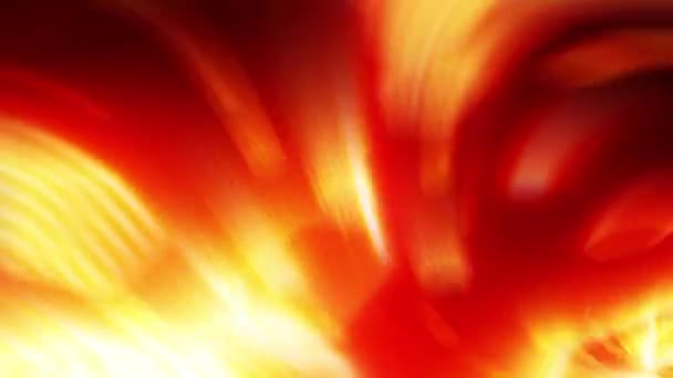 Flammes Floues Pailles Brins Animation Abstraite — Video