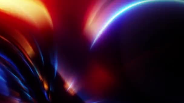 Abstract Шаблон Стиле Разноцветных Синих Красных Полос — стоковое видео