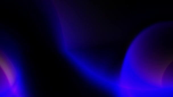 Абстрактный Синий Черным Фоном — стоковое видео
