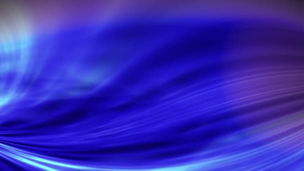 Fondo Azul Partículas Cuerdas Iluminadas — Vídeos de Stock