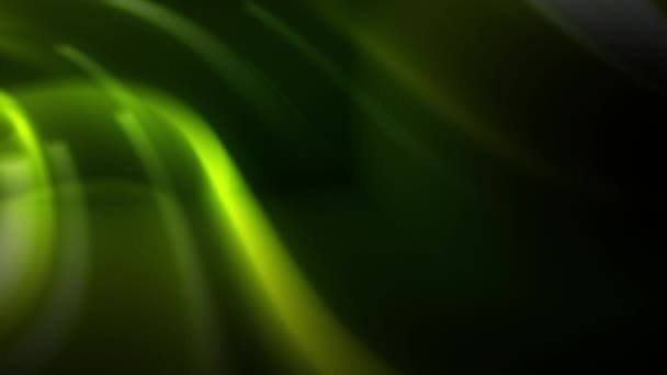 深绿色Swoosh条纹动画 — 图库视频影像