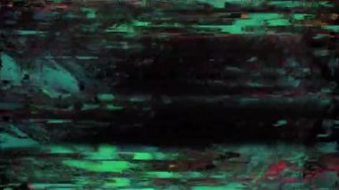 Siyah arka planda eski arızalar ve parazit sesleri. TV Gürültüsü Görüntüsü