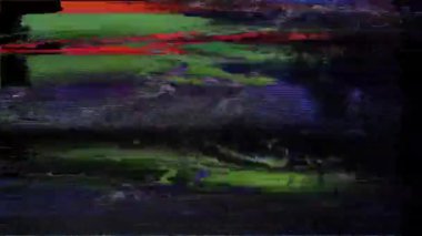 Siyah arka planda eski arızalar ve parazit sesleri. TV Gürültüsü Görüntüsü