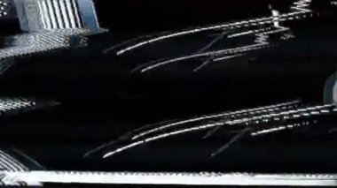 Siyah arka planda eski arızalar ve parazit sesleri. TV Gürültüsü Görüntüsü