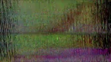Siyah arka planda eski arızalar ve parazit sesleri. TV Gürültüsü Görüntüsü