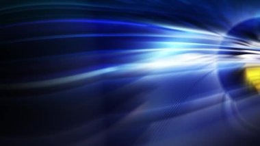 Soyut neon-mavi hareket canlandırması